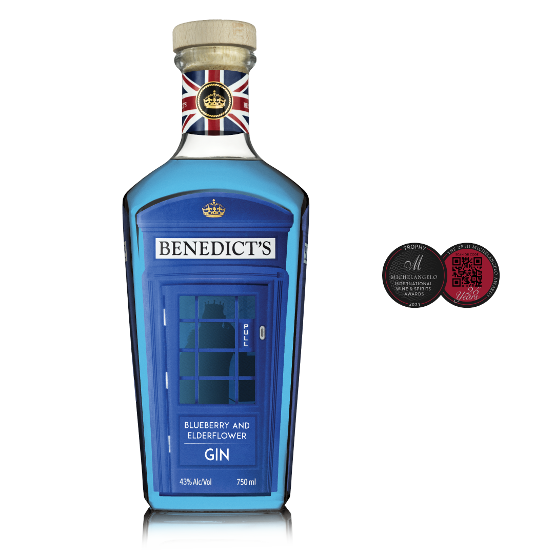Benedicts Blueberry&Elderflower gin